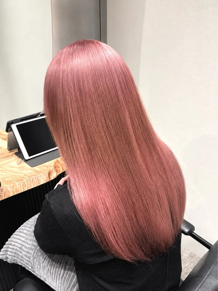 【相談の人も一旦コレ🌈】骨格、パーソナルカラー診断付き☀️カット+2ブリーチ+ケアカラー+Aujua 4stepTRの写真