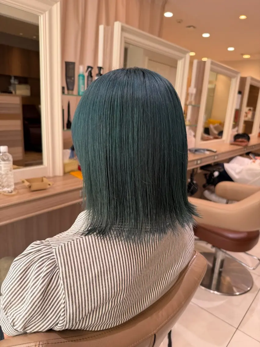 ミディアム カラー ヘアカラー トリートメント カラー特化🫧 西條 楓花のヘアスタイル