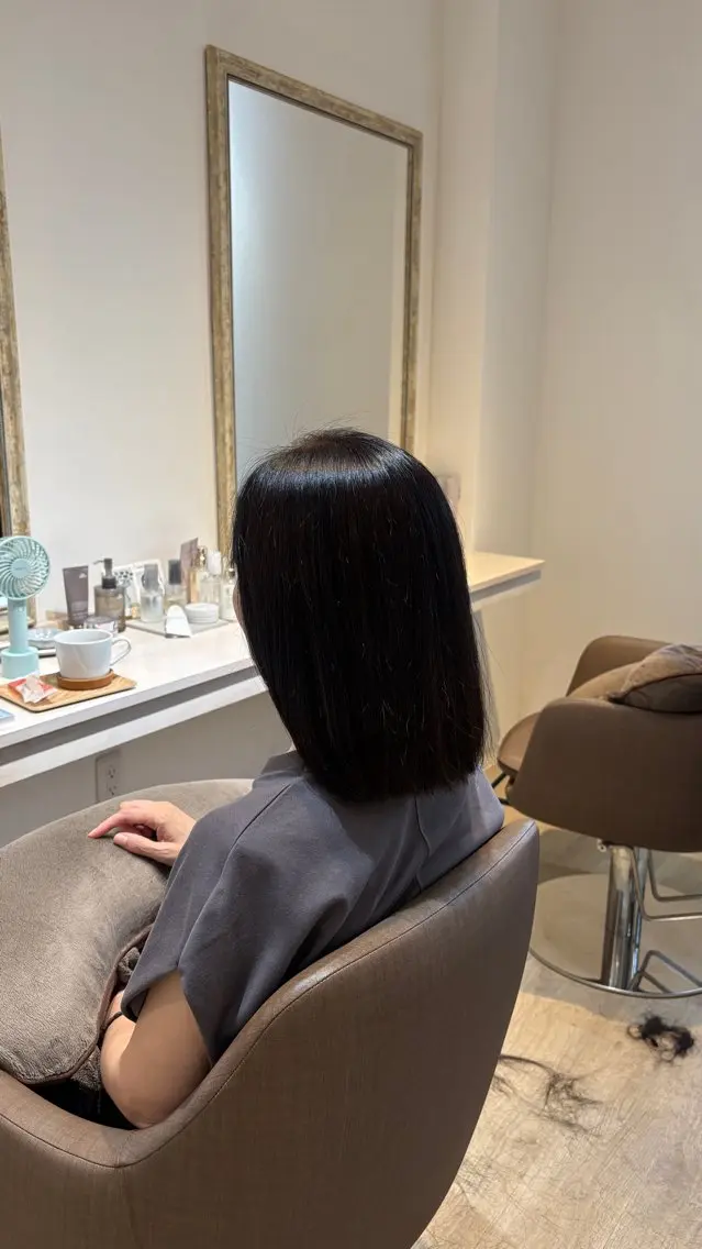 ミディアム カラー カット ヘアカラー soelいずみ野🌱 高橋のヘアスタイル