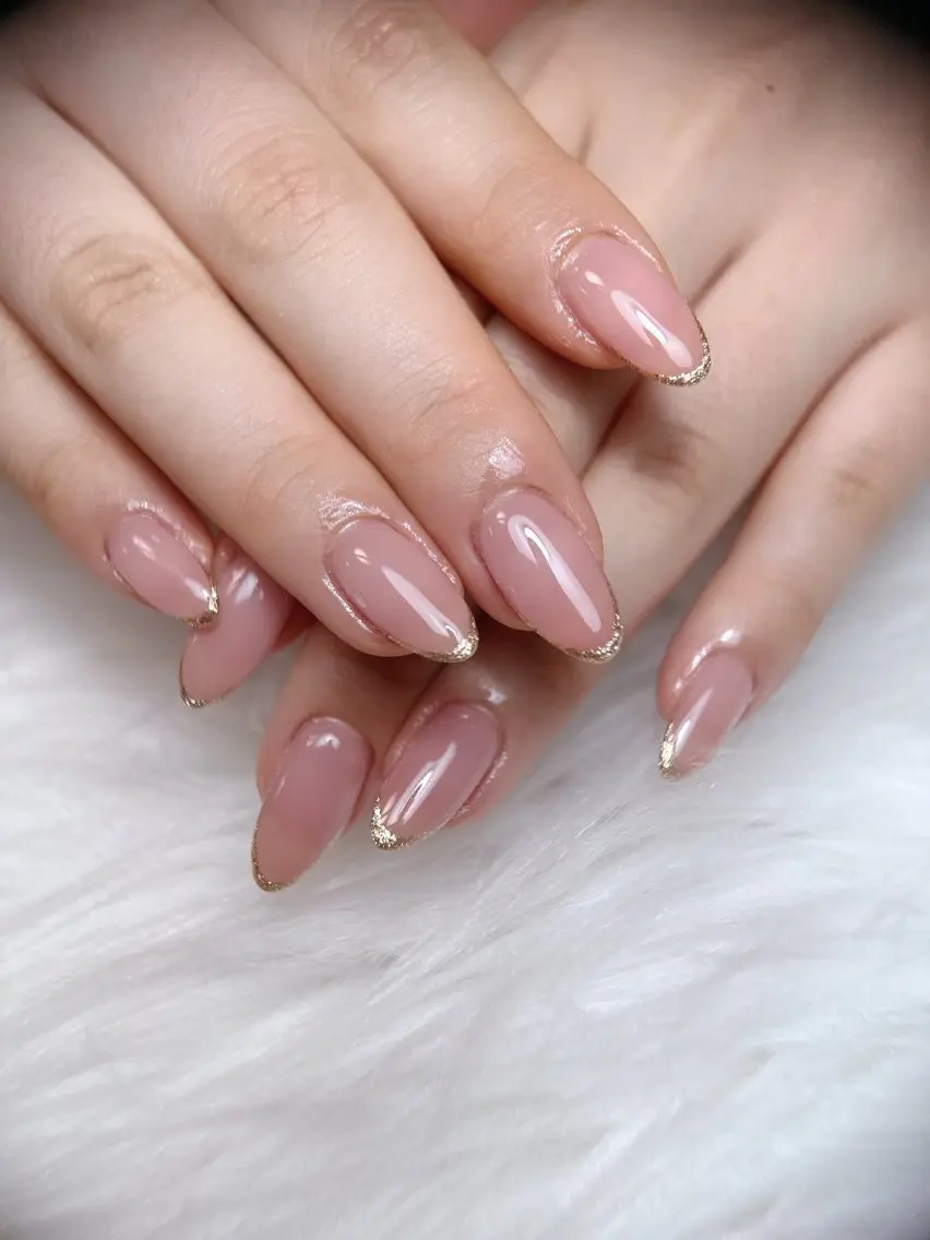 フレンチ➕ワンカラー🩷💞ベースパラジェル使う❣️🈹💞7500円->5800円の写真