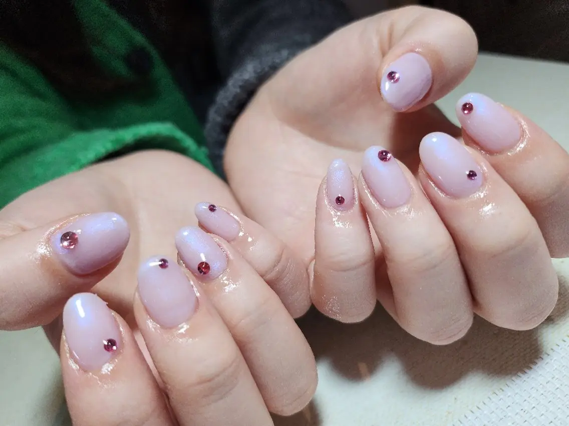 ネイル ハンドネイル 💜bora .のネイルデザイン