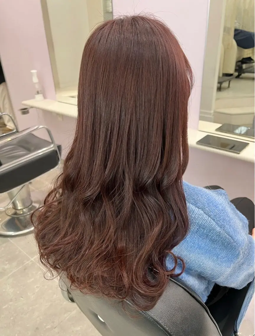 ロング ヘアカラー ParveMix / 山本 玲南🫧🪽のヘアスタイル