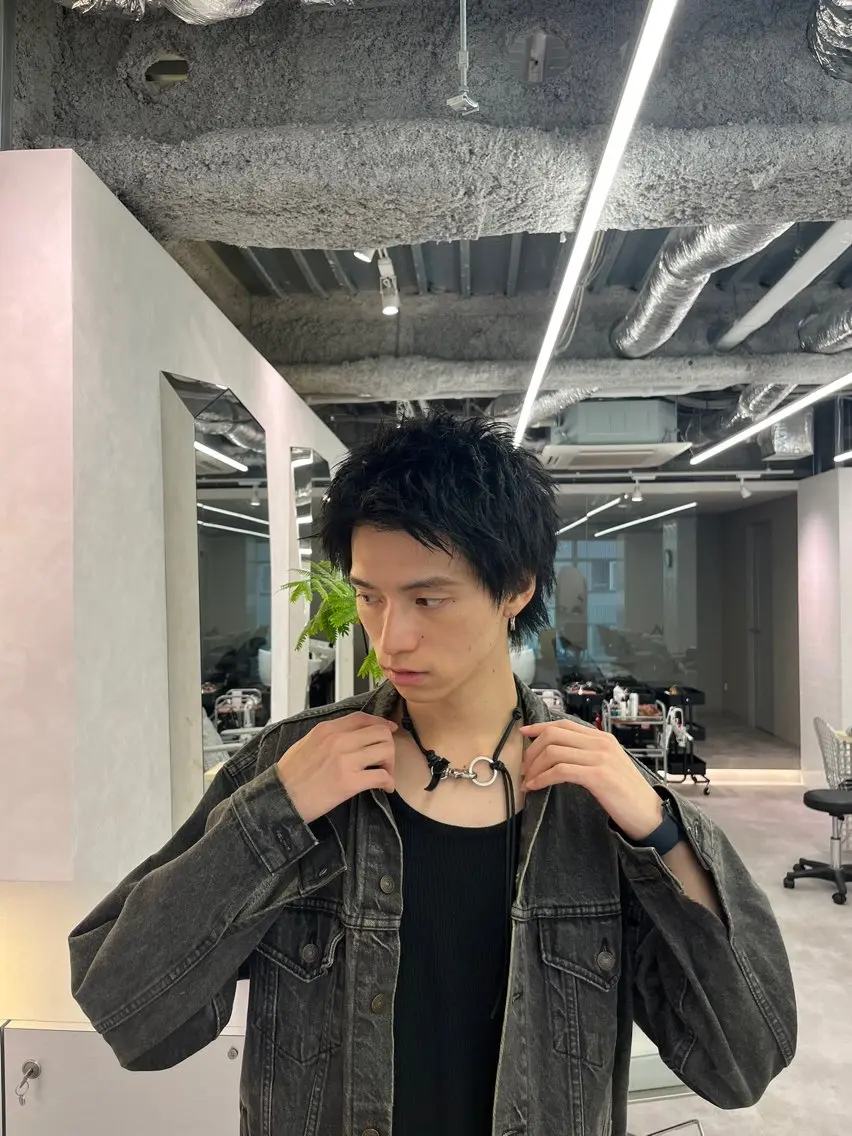 メンズ スパイキーショート 刈り上げ カット メンズ特化美容師 水野友貴のヘアスタイル
