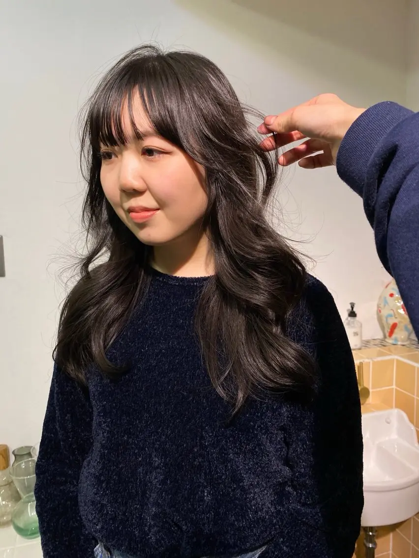 ロング カラー ヘアカラー トリートメント iroha/ n.w.h🎀のヘアスタイル
