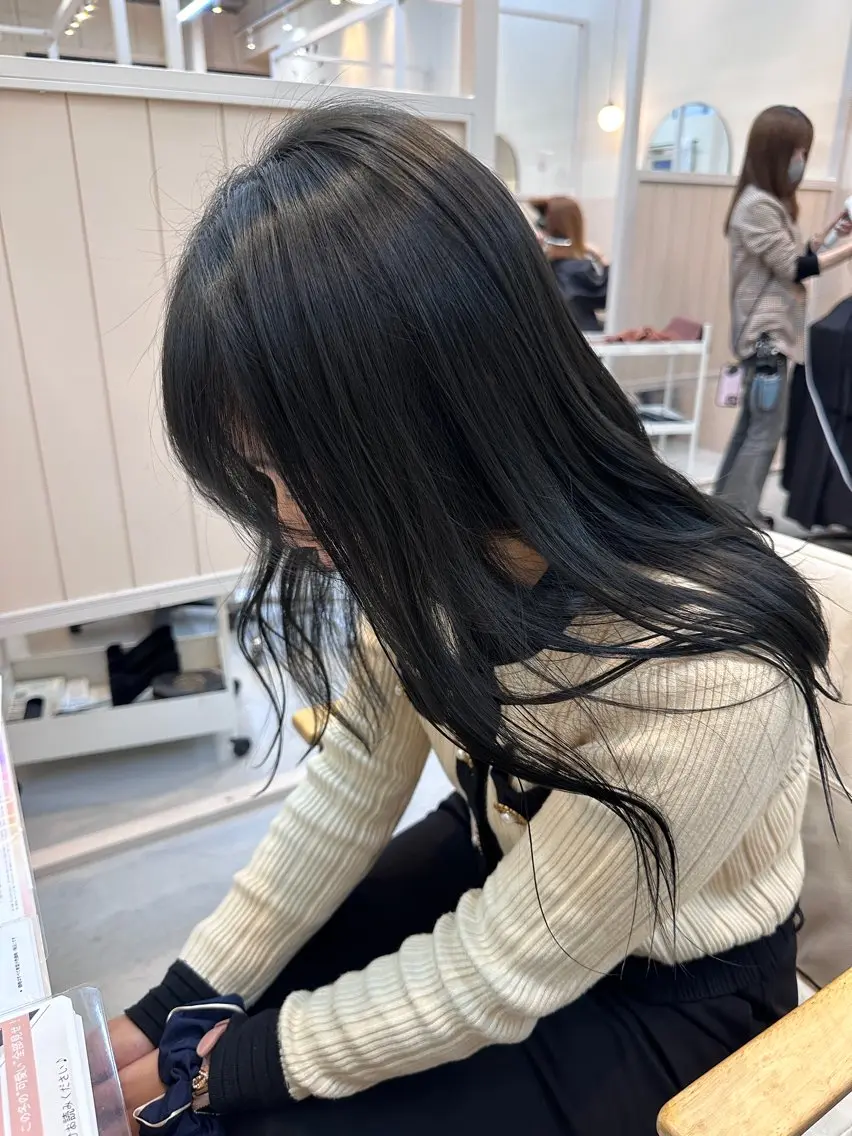 ロング カット ヘアカラー トリートメント 【sida茨木】小島 健太郎🫧✨のヘアスタイル