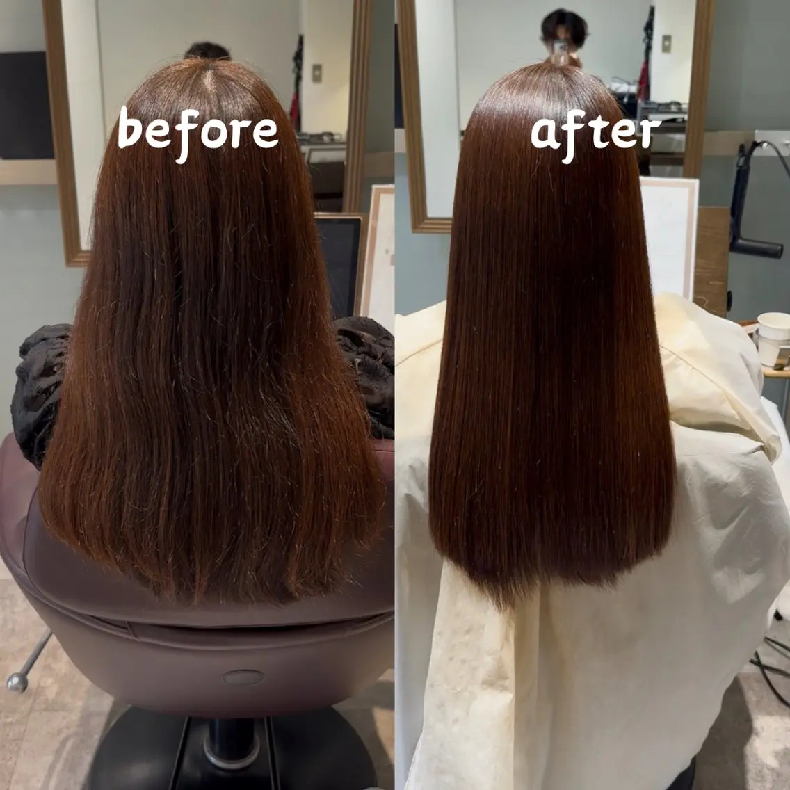 ロング 縮毛矯正 縮毛矯正専門店 unlabel近藤のヘアスタイル