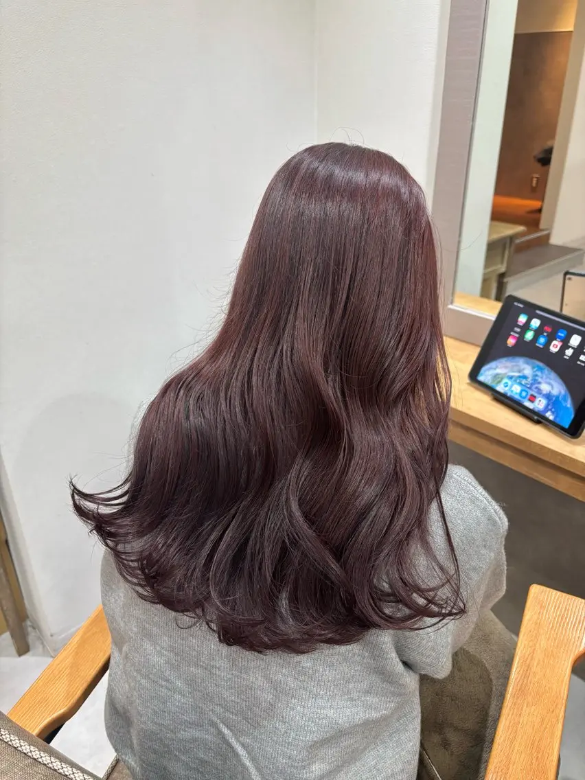 ロング カラー ブリーチ ブリーチなしカラー くさかみさき🌼暖色 /耳つぼ/オタク🌼のヘアスタイル