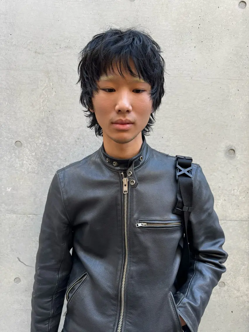 ショート メンズ マレットヘア 神田橋 翔太郎のヘアスタイル