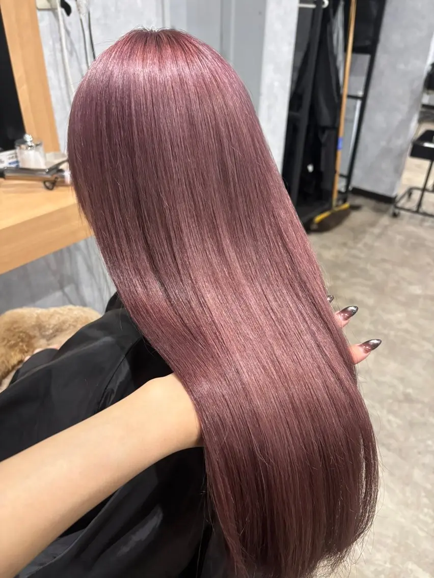 ロング カラー カット ヘアカラー トリートメント 🌐NATSUMI 🌐【寒色カラー】のヘアスタイル