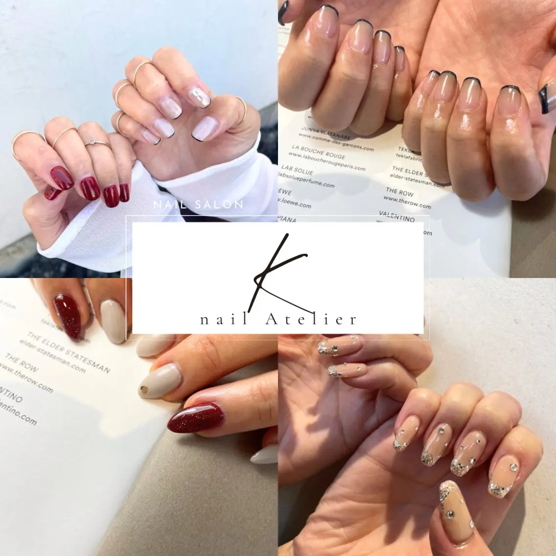 ネイル シンプルネイル nail atelier Kのネイルデザイン