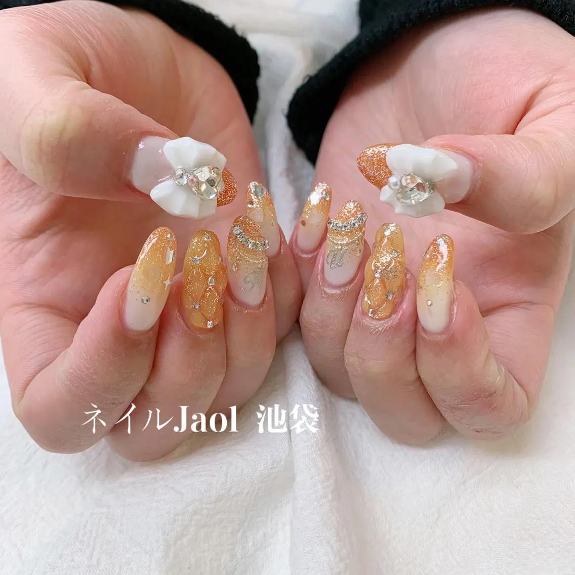 ロング ネイルJaol 池袋のネイルデザイン