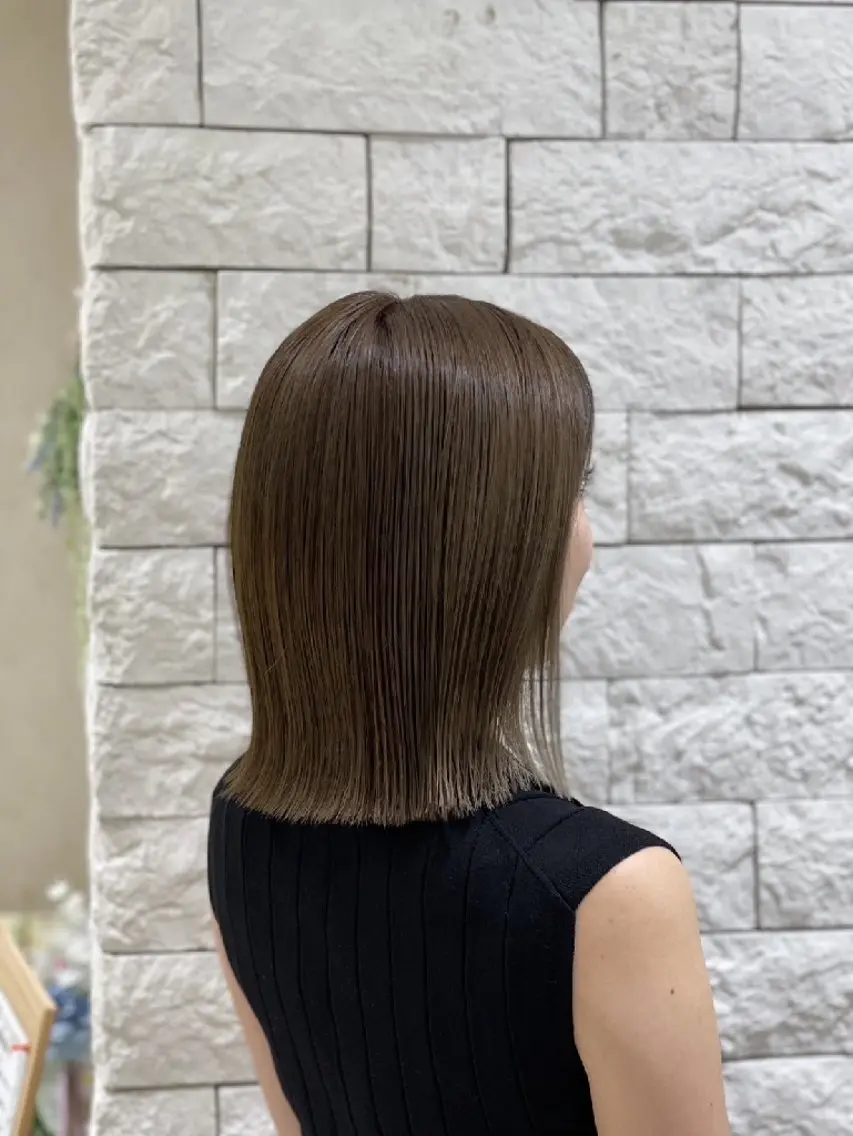 カラー 長谷川 めぐみのヘアスタイル