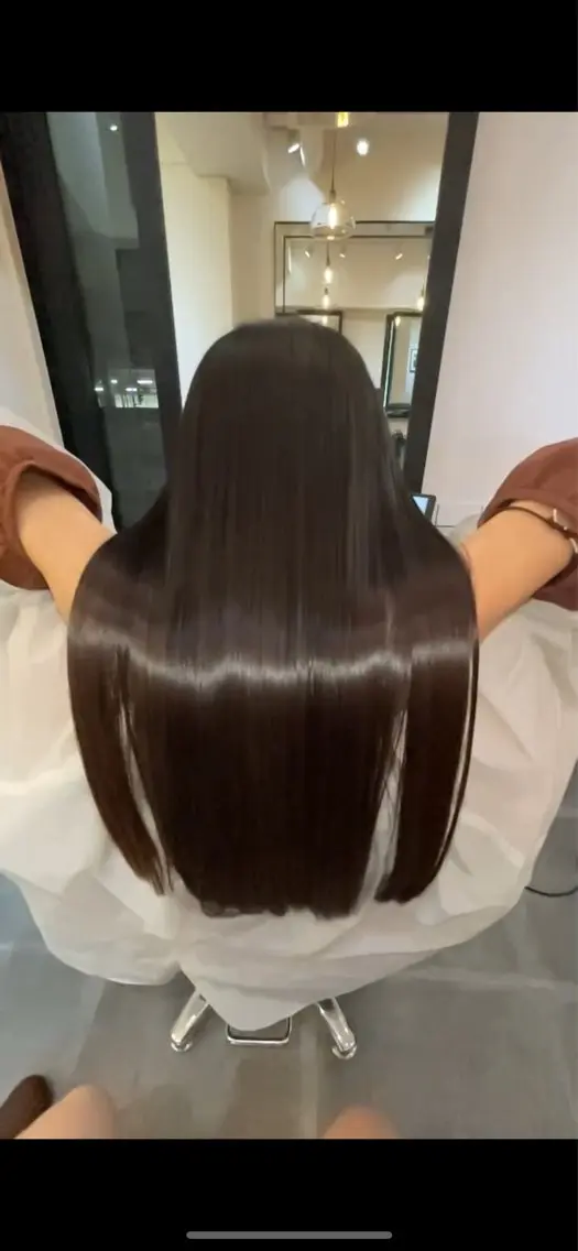 ロング トリートメント 美髪✨髪質改善 &艶カラーmanaeのヘアスタイル