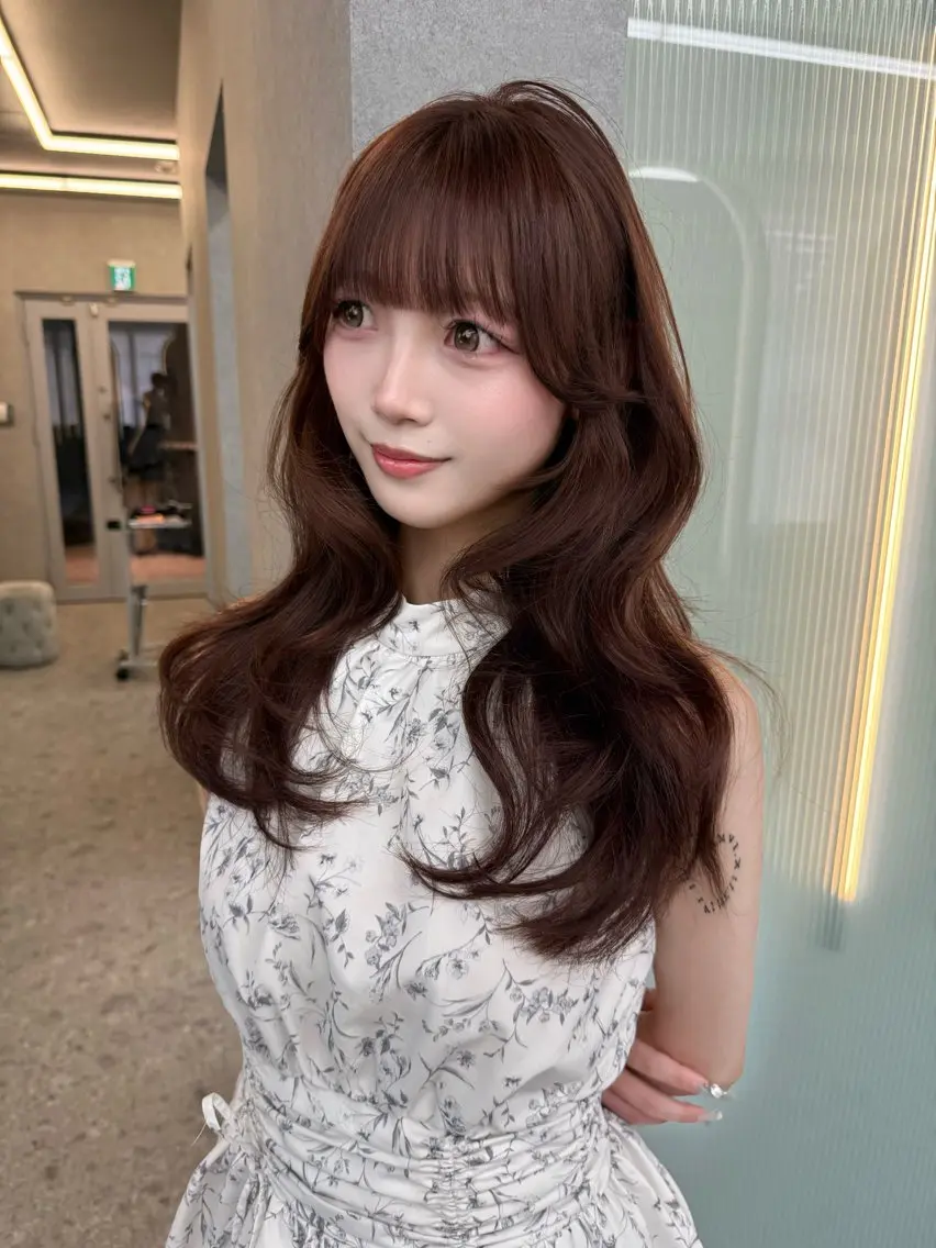 カラー ベージュカラー ブリーチ 透明感カラー ダブルカラー グレージュ カット ヘアカラー 北橋 流空のヘアスタイル