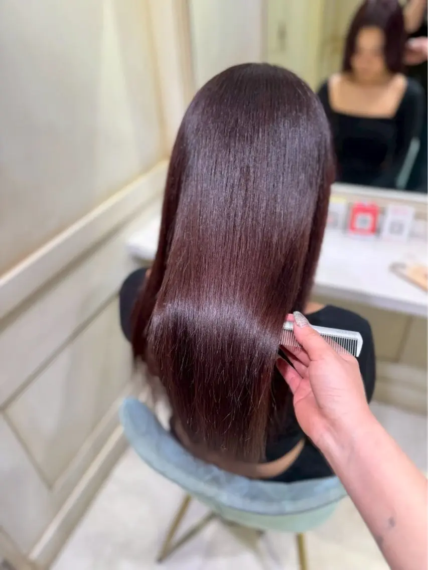 カラー ヘアカラー トリートメント 💙透明感艶カラー/ ゆうな💙のヘアスタイル