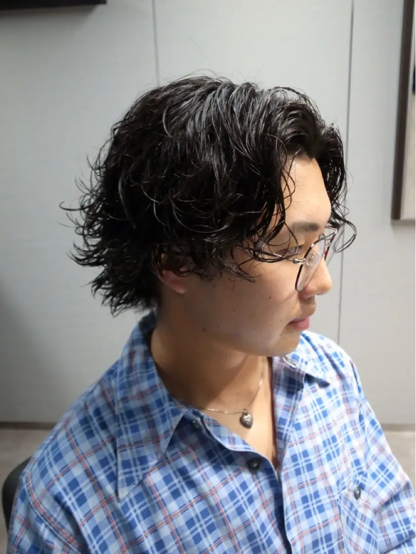 ショート パーマ メンズ メンズパーマ カット パーマ 💈メンズフェード 特化DAIYA💈の眉毛・アイブロウイメージ