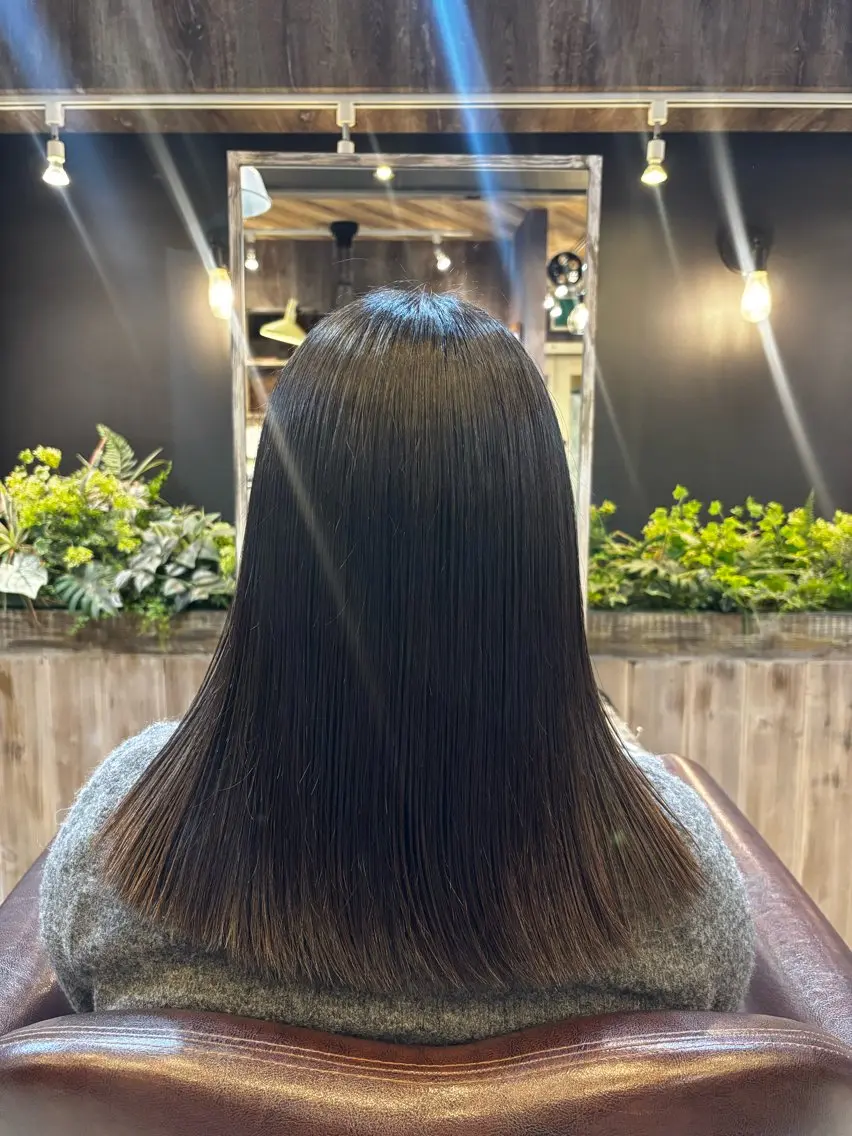 ロング 上田 良夢のヘアスタイル