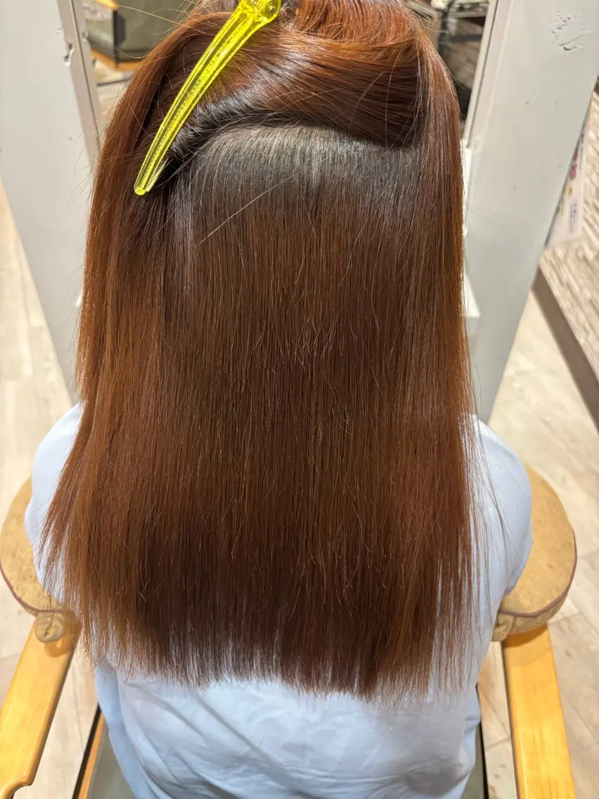 ロング 縮毛矯正 【モデル様募集中】 渡邊 マサキのヘアスタイル