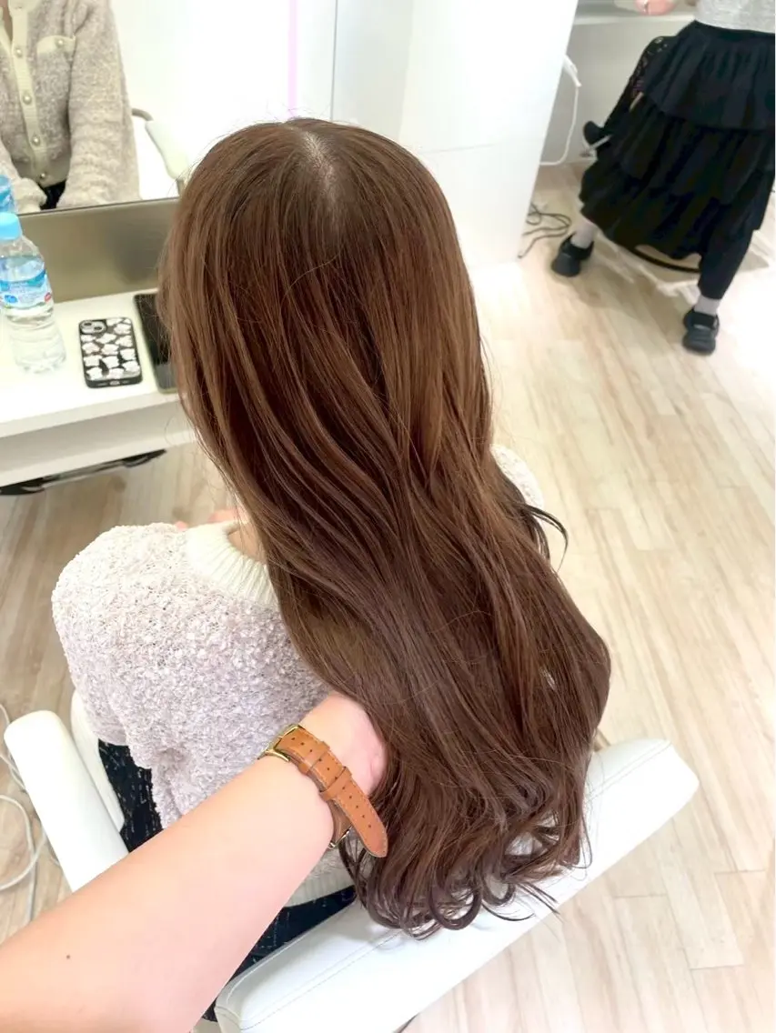 ロング カラー ヘアカラー parvemix平野 真央🎀💞のヘアスタイル