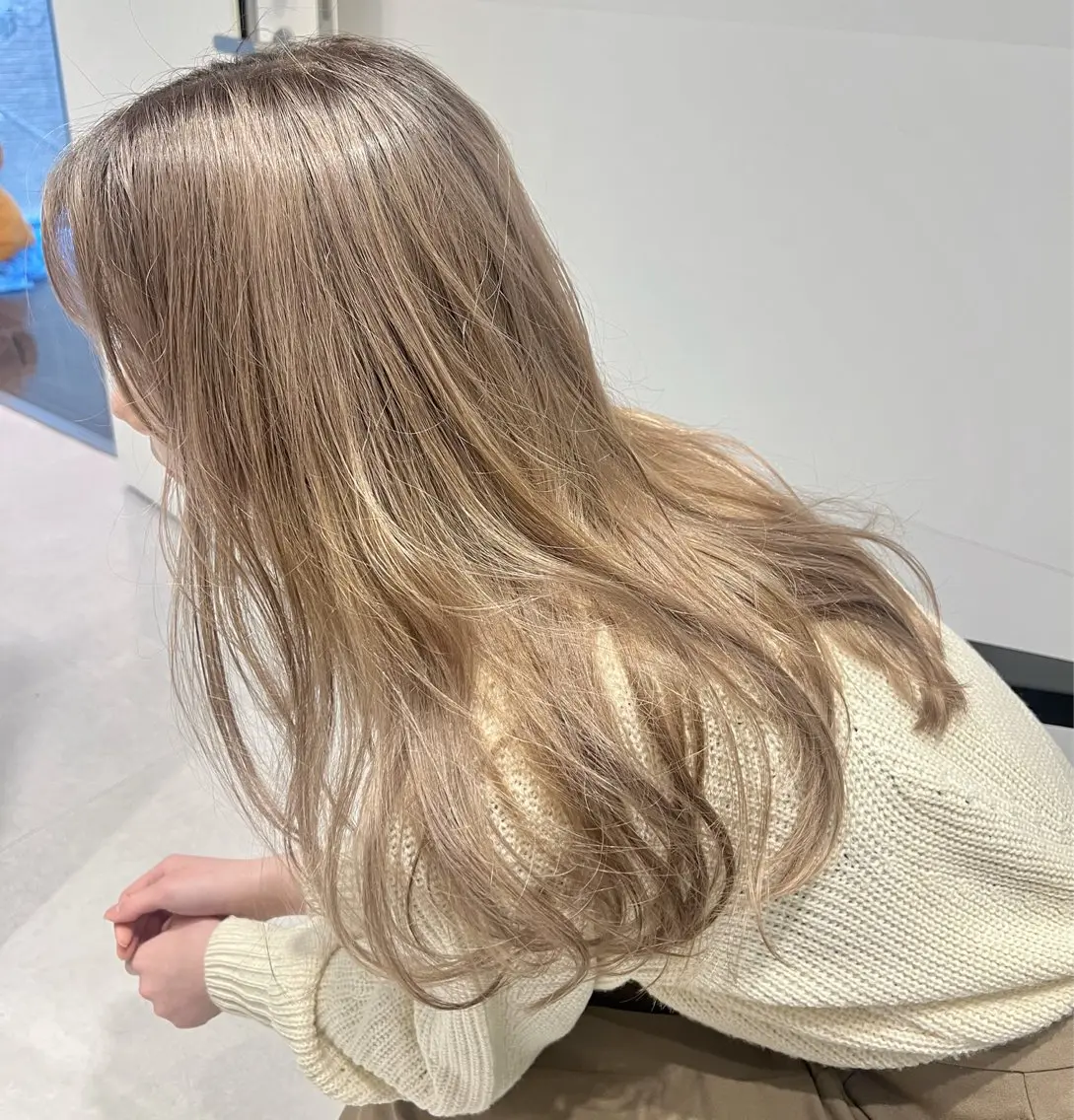 ロング カラー ヘアカラー トリートメント 宮永 智香のヘアスタイル
