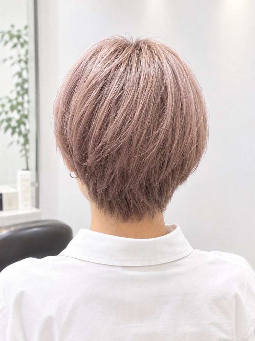 ショート カラー メンズ ヘアカラー 湯浅 風希のヘアスタイル