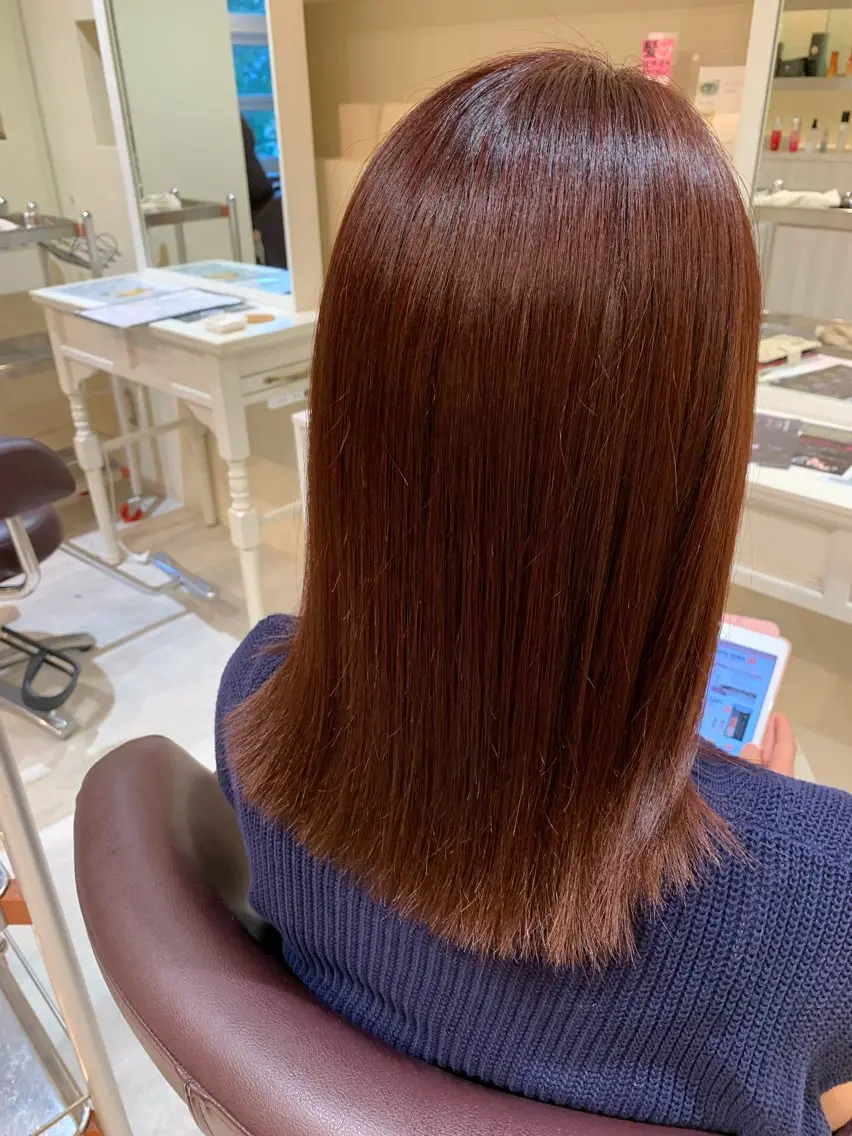 ミディアム ヘアカラー トリートメント Yuuki🌷名古屋 栄 カラー/ボブのヘアスタイル