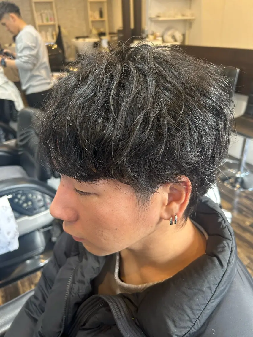 ミディアム メンズ ヘアセット RYOMA (リョーマ)のヘアスタイル