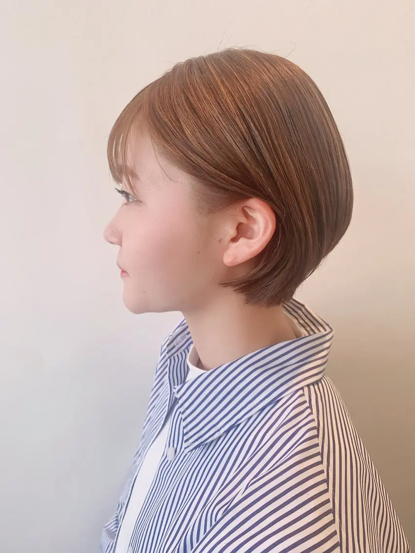 ショート カラー カット ヘアカラー イーストハムネオ高木 亮人🌿のヘアスタイル