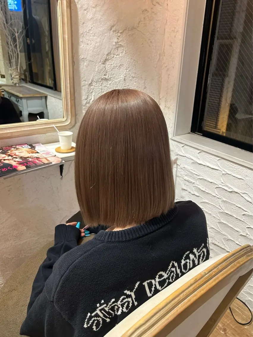 カラー 水口 琉那のヘアスタイル