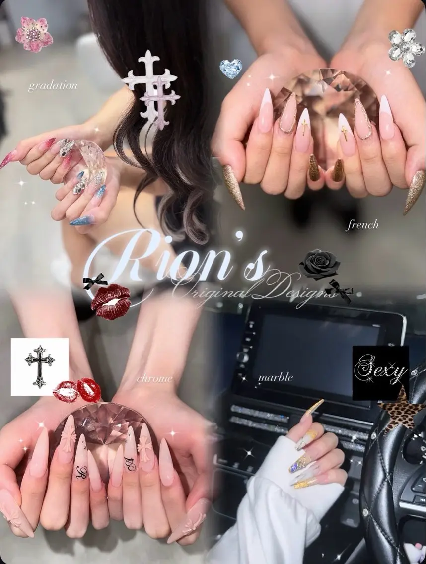 ネイル シンプルネイル Celeste福井 ネイルRion❤︎のネイルデザイン