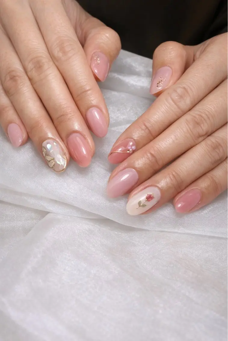 ネイル アートネイル シンプルネイル ハンドネイル Nail salon アトリエジョワ　金山のネイルデザイン