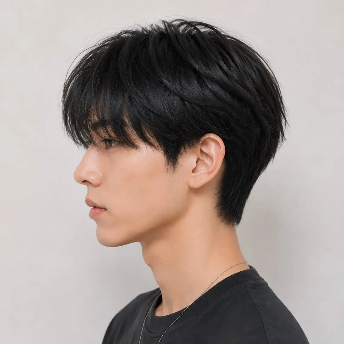 メンズ カット パーマ 🩵韓国レイヤー│ ハッシュ│愛華🪽‪のヘアスタイル