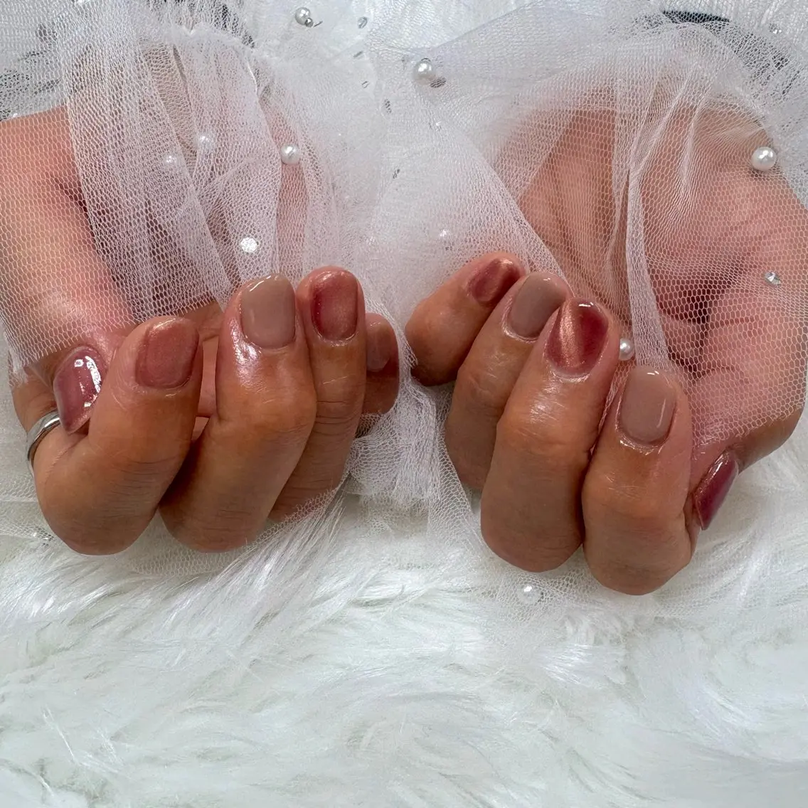 ネイル マグネットネイル ハンドネイル SHINE nail salonのネイルデザイン