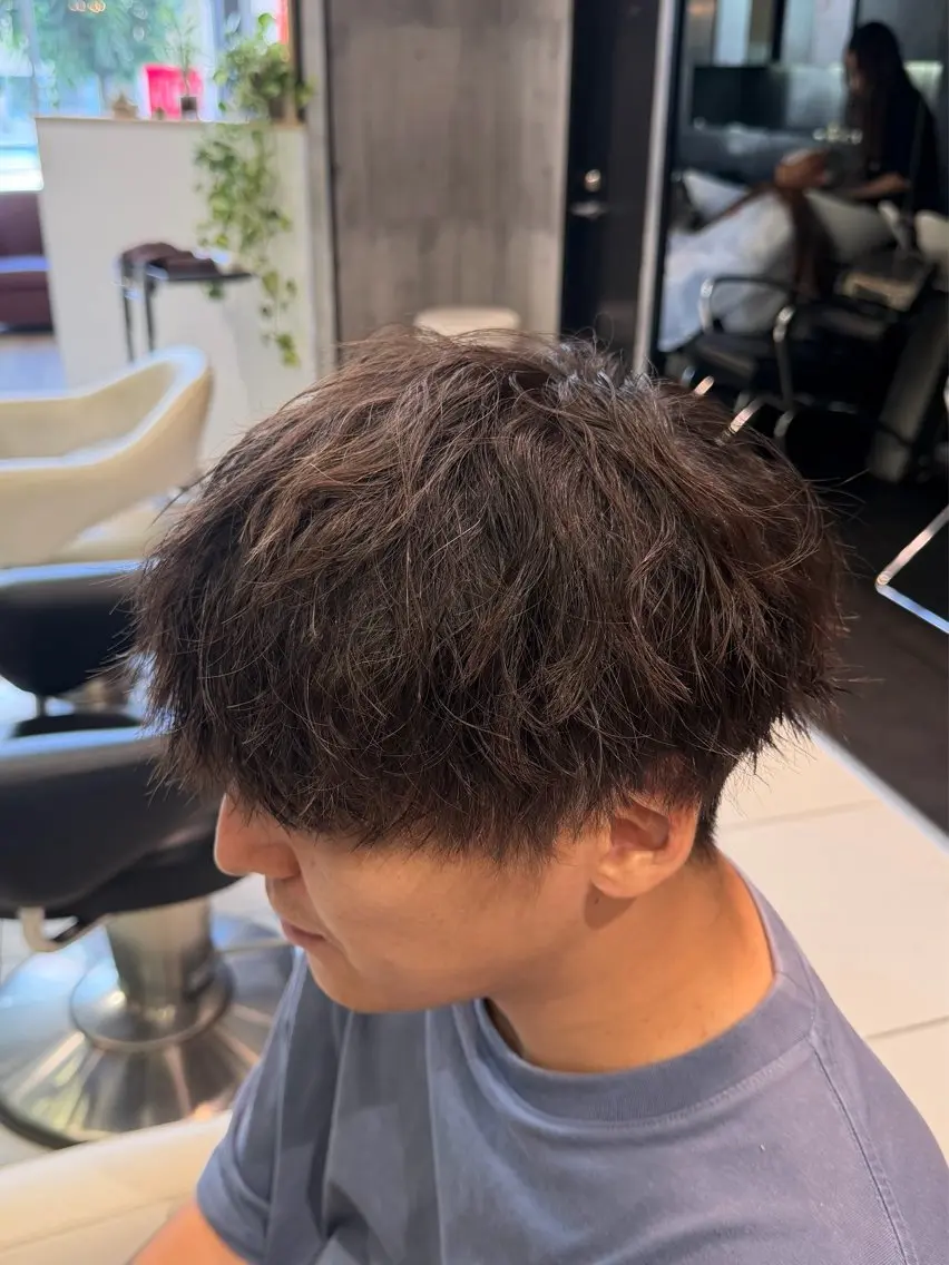 パーマ メンズ カット パーマ トリートメント 【EARTH平塚店】 ✂️野首 京佑✂️のヘアスタイル