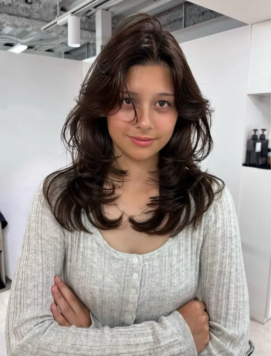 カラー カット ヘアカラー YOLO 渋谷 NANAMIのヘアスタイル
