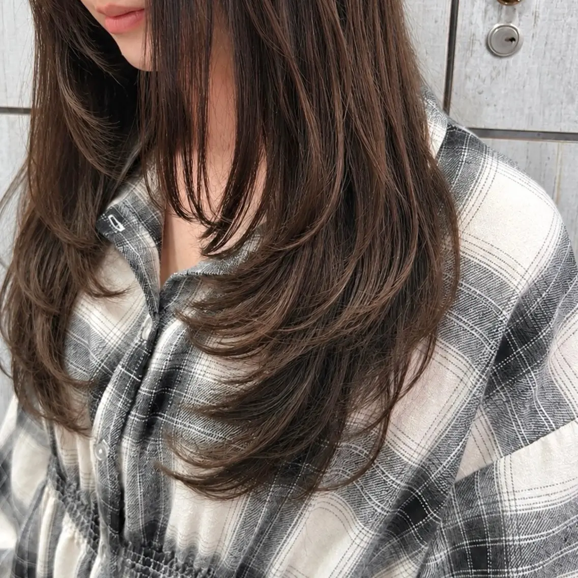 ロング 淡色┊︎ナチュラル 🧁奈那美🧁*.゜のヘアスタイル