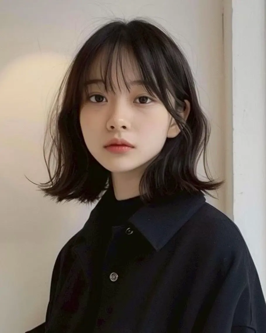 ミディアム カラー パーマ ヘアアレンジ カット ヘアカラー トリートメント ☘️透明感カラー☘️ レイヤー/コウスケのヘアスタイル