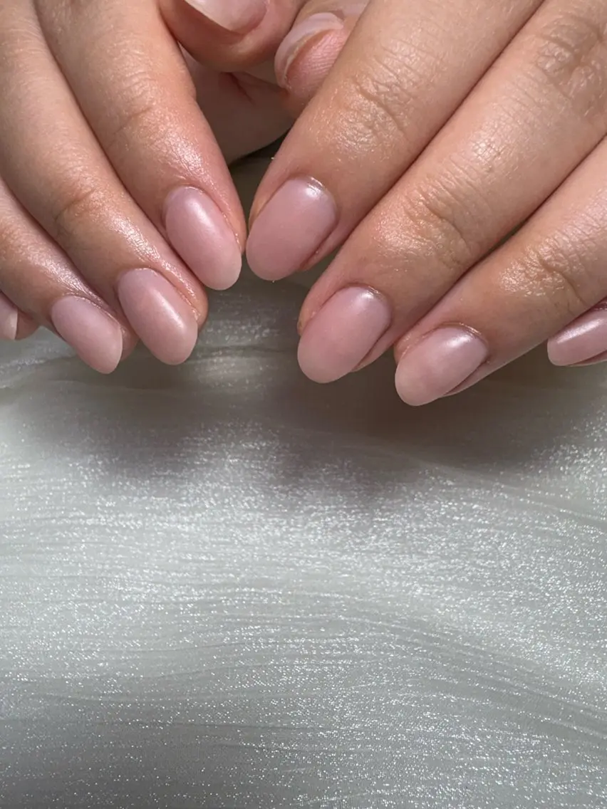 ネイル マットネイル ワンカラーネイル ピンク シンプルネイル ハンドネイル nail salon minthのネイルデザイン