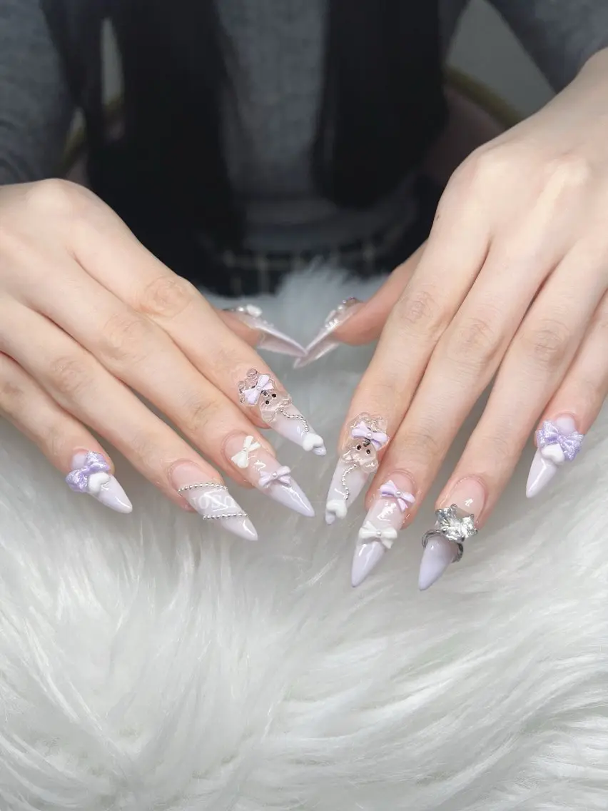 ネイル ハンドネイル Lee Nails チップ長さだし専門店のネイルデザイン
