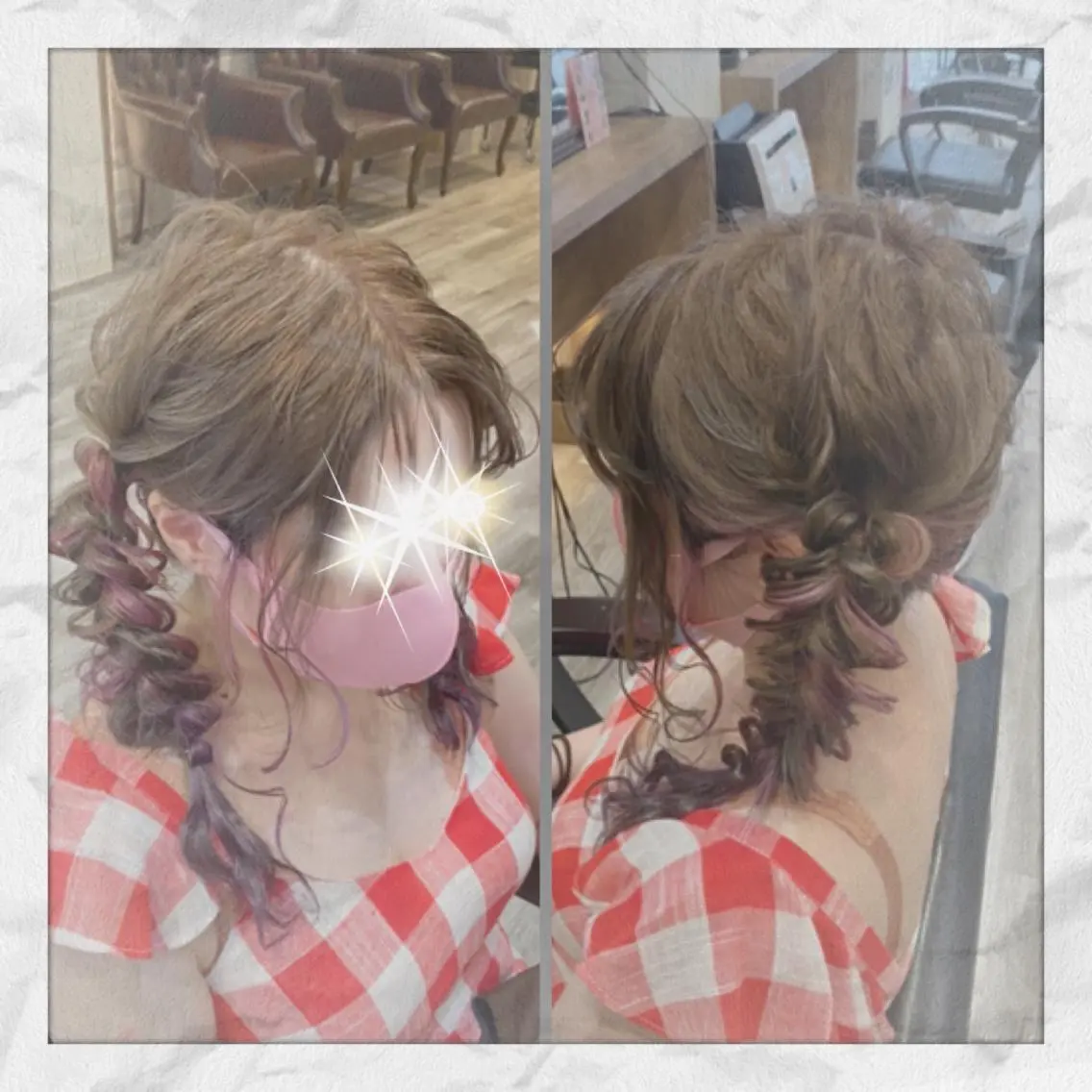 セミロング ヘアアレンジ ツインテール ヘアセット ヘアセット/着付け 𓇼 まつもと𓇼のその他イメージ