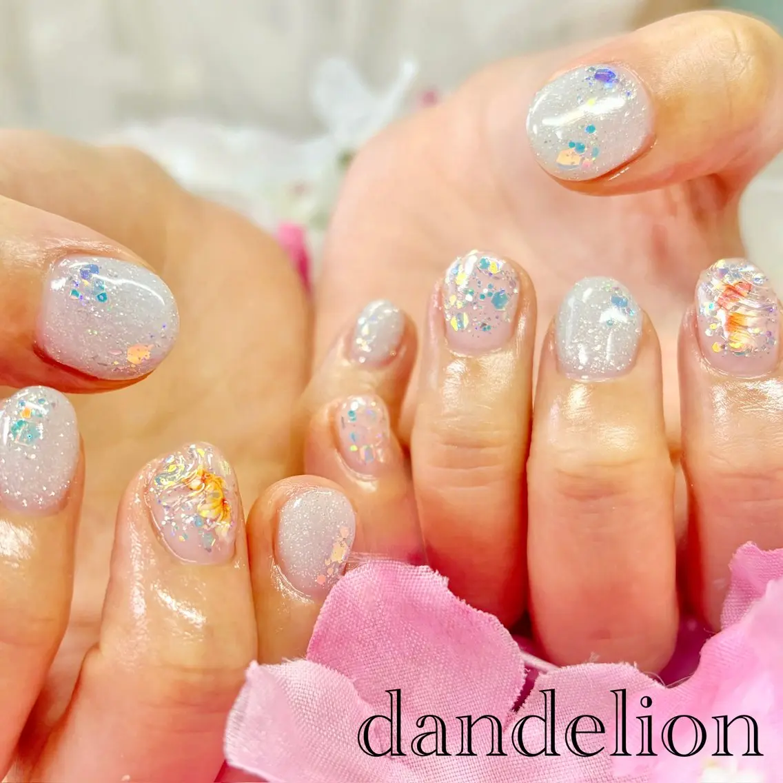 ネイル ハンドネイル ハンドケア dandelion ダンデライオンのネイルデザイン