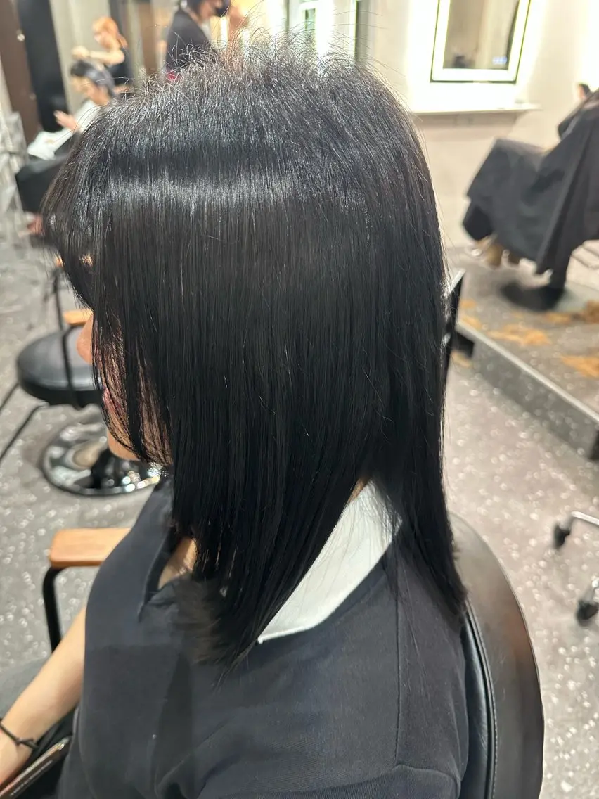 ロング カラー カット ヘアカラー トリートメント 髪質改善⭐️縮毛矯正 中野⭐️Rinaのヘアスタイル