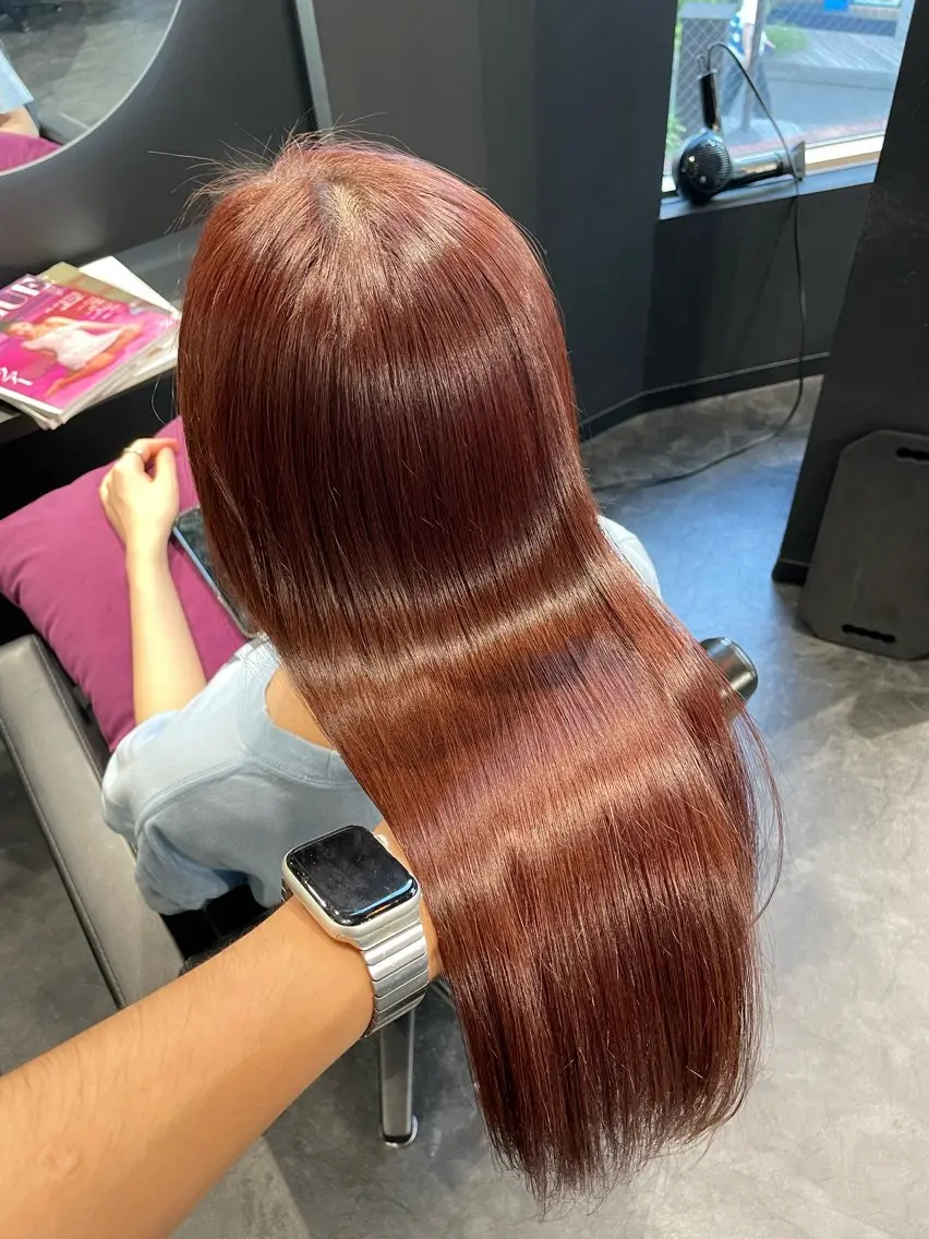 ロング カット ヘアカラー トリートメント ブリーチ・レイヤ ー特化🔥 ちかまるのヘアスタイル