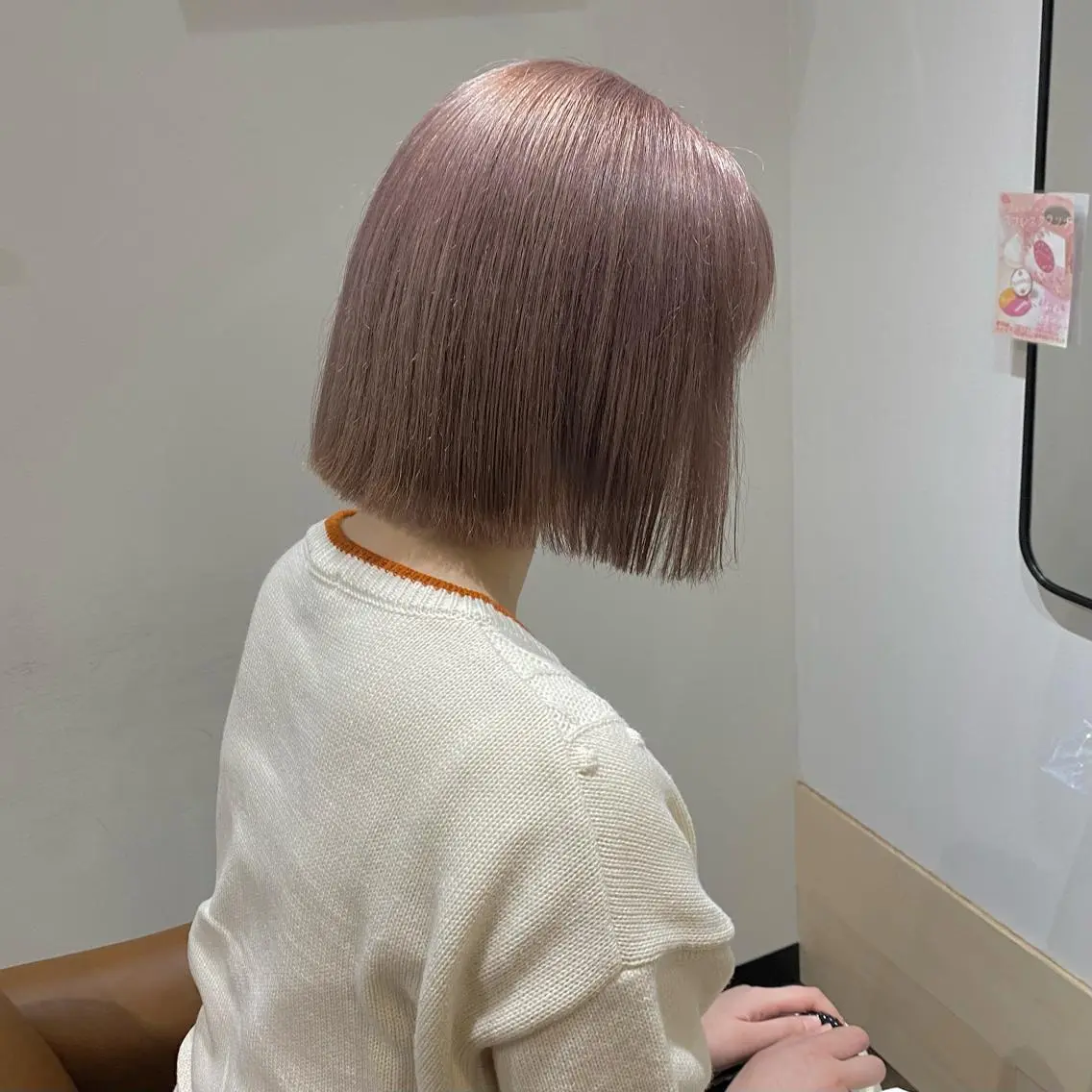 ミディアム カラー ヘアカラー トリートメント otoha✳︎ くすみ艶カラーのヘアスタイル