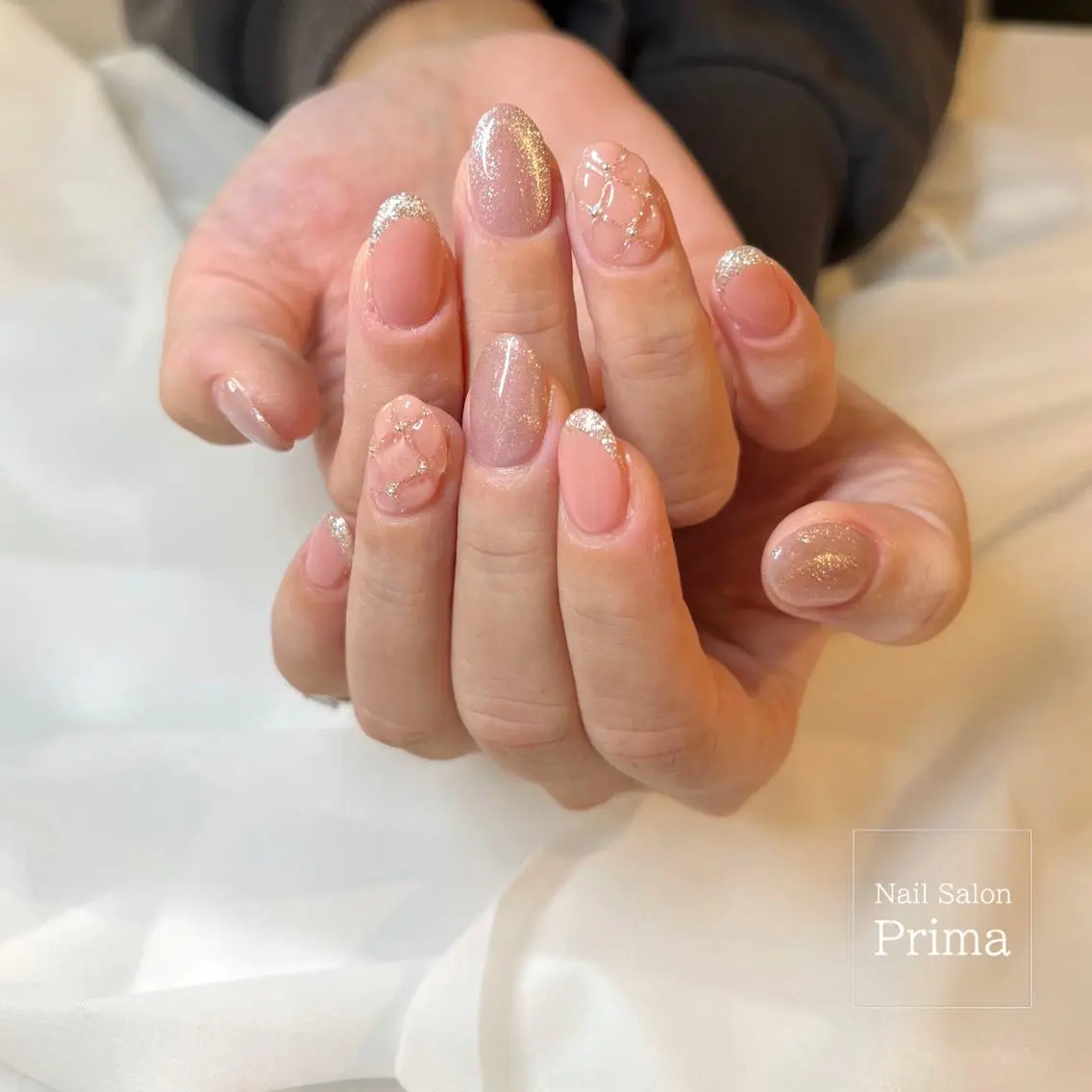 セミロング ネイル SalonPrima 西院Nail&Eyeのネイルデザイン