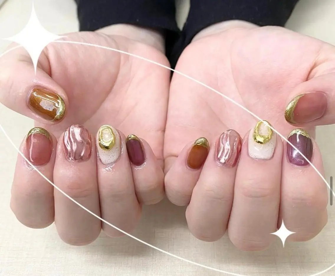 ネイル ニュアンスネイル わたなべ さやかのネイルデザイン