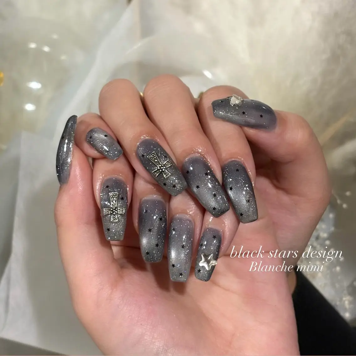 ネイル ハンドネイル Blanche mimi.u_aのネイルデザイン