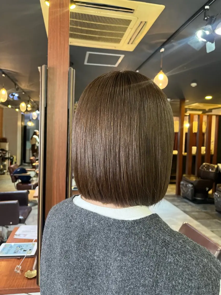 ミディアム ボブ Makino🌷 牧野有花のヘアスタイル