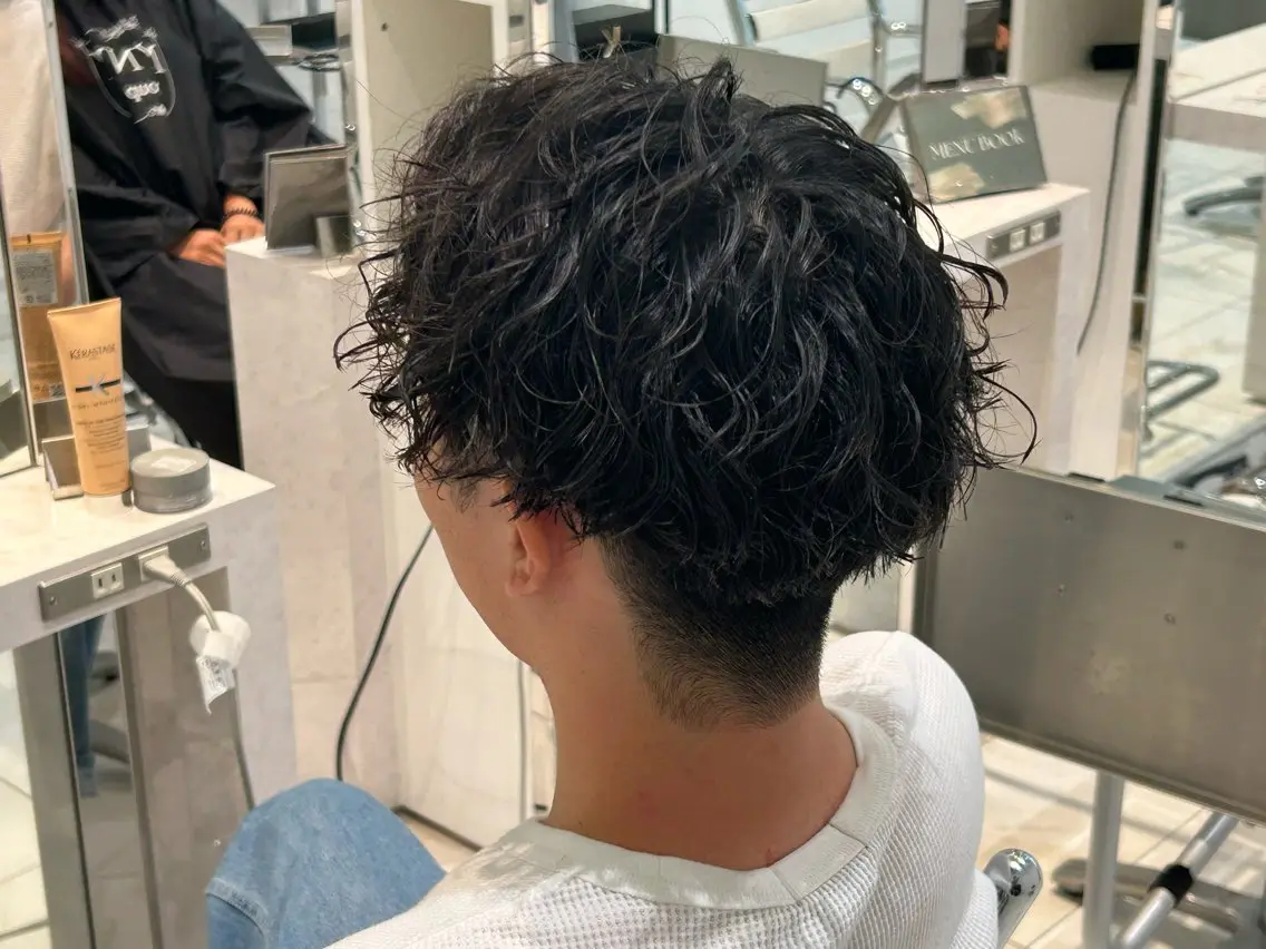 パーマ メンズ カット パーマ メンズパーマ特化 /平松秀門のヘアスタイル