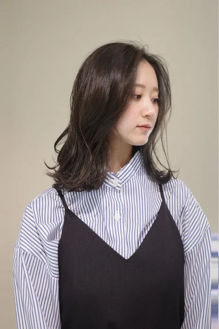 ミディアム カラー カット ヘアカラー トリートメント opus 店長大和 レイヤー/赤み消しのヘアスタイル